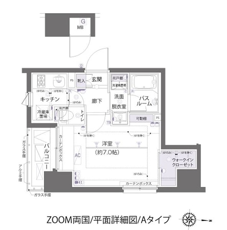 ZOOM両国の物件間取画像